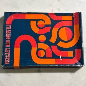Vintage 1966 Tracing Our Letters kids’ educational letter and number kit